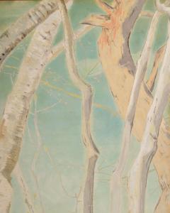 Japanese Two Panel Screen A View Through the Trees - 4713090