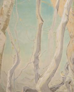 Japanese Two Panel Screen A View Through the Trees - 4713093