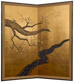 Japanese Two Panel Screen Autumn Day in the year 1931 Xinwei  - 4203051