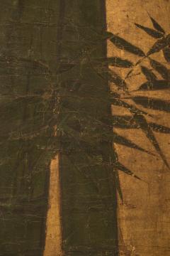 Japanese Two Panel Screen Bamboo Forest on Gold - 398778