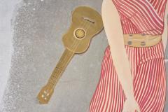 Japanese Two Panel Screen Beach Party - 4450115