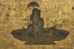 Japanese Two Panel Screen Bonsai - 4340582