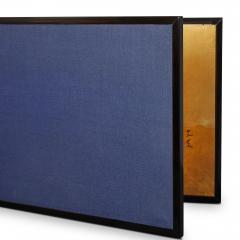 Japanese Two Panel Screen Cherry Blossoms on Gold - 2947183