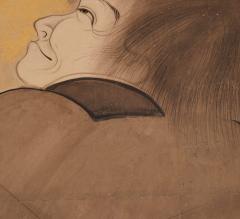 Japanese Two Panel Screen Kanzan and Jittoku - 3145901
