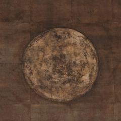 Japanese Two Panel Screen Moonlit Landscape with Geese - 3529216