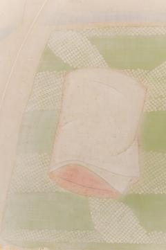 Japanese Two Panel Screen Mother and Child at Bedtime - 3158443
