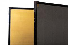 Japanese Two Panel Screen Mountain Landscape on Gold Silk - 3164878