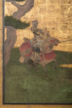 Japanese Two Panel Screen Painting of Three Screens - 3128457