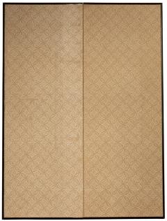 Japanese Two Panel Screen Palomino in Stable - 4078868