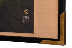 Japanese Two Panel Screen Pine and Mountain Landscape - 2729109