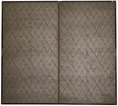Japanese Two Panel Screen Plum Blossom in the Mist - 4327494
