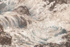 Japanese Two Panel Screen Rocky Seascape - 3015619