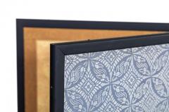 Japanese Two Panel Screen Simple Chrysanthemums on Gold - 3187222