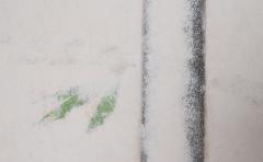 Japanese Two Panel Screen Snow Flakes Falling in the Forest - 3138375
