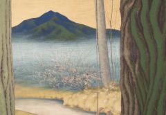Japanese Two Panel Screen Woodland Dream - 4170532