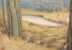Japanese Two Panel Screen Woodland Dream - 4170533