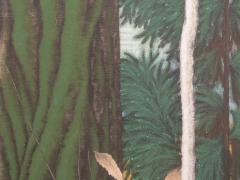 Japanese Two Panel Screen Woodland Dream - 4170551