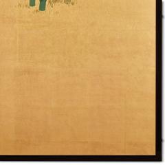 Japanese Two Panel Screen Young Bamboo on Gold - 2955777