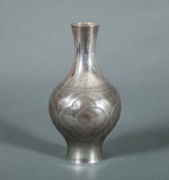Japanese Vase in Pure Silver - 3686360