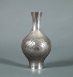 Japanese Vase in Pure Silver - 3686364