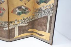 Japanese Wood Paper Folding Screen - 2907389