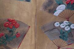 Japanese Wood Paper Folding Screen - 2907393
