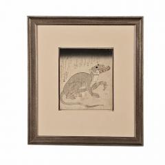 Japanese Woodblock circa 1850 - 3665603