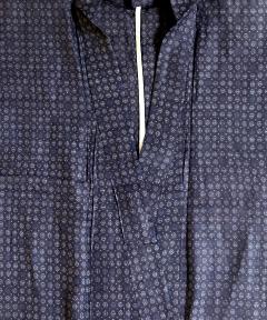 Japanese Woven Asa Double Ikat Summer Usumono Kimono Provenance - 4204101