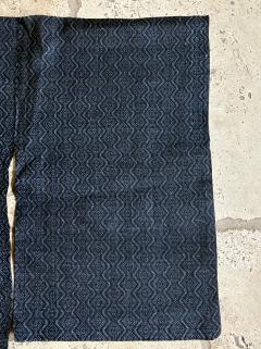 Japanese Woven Asa Double Ikat Summer Usumono Kimono Provenance - 4204309