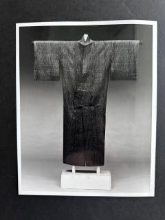Japanese Woven Asa Double Ikat Summer Usumono Kimono Provenance - 4204323
