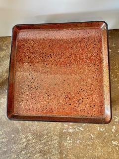 Japanese lacquer Footed Trays Set of Three - 3519724