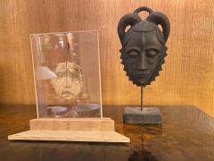 Jaque Sagan Ceramic Mask by Jaque Sagan Vallauris France 1960s  - 2347863