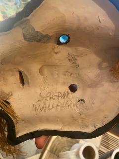 Jaque Sagan Ceramic Mask by Jaque Sagan Vallauris France 1960s - 2947999