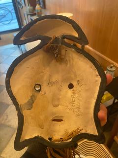 Jaque Sagan Ceramic Mask by Jaque Sagan Vallauris France 1960s - 2948001