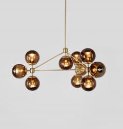 Jason Miller Jason Miller for Roll Hill Modo Chandelier 3 Sided 10 Globes Chandelier - 3014256