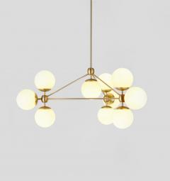 Jason Miller Jason Miller for Roll Hill Modo Chandelier 3 Sided 10 Globes Chandelier - 3014265