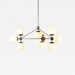 Jason Miller Jason Miller for Roll Hill Modo Chandelier 3 Sided 10 Globes Chandelier - 3015084