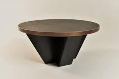 Jason Mizrahi Ash and Brass Venus Coffee Table by Jason Mizrahi - 1720489