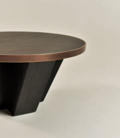 Jason Mizrahi Ash and Brass Venus Coffee Table by Jason Mizrahi - 1720492