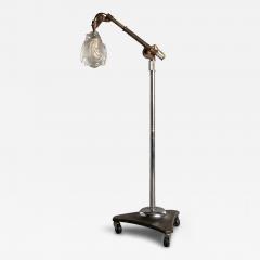 Jason Wein Industrial Adjustable Floor Lamp with Blown Glass Shade by Jason Wein - 4504662