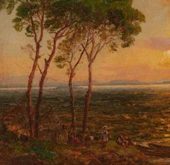 Jasper Francis Cropsey Sunset over Lake Thrasemine  - 1242857