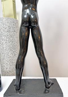 Jaume Otero Art Deco Erotic Male Nude Bronze Sculpture Gay Interest - 4748235