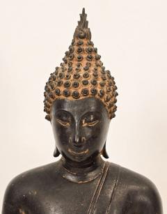Java Style Seated Buddha Thailand 19th century - 4478697