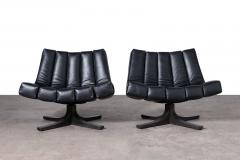 Javier Carvajal Granada Swivel Lounge Chairs for Martinez Medina Spain 1960s - 3874058