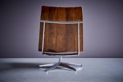 Javier Carvajal Javier Carvajal Leather Lounge Chair for Martinez Medina Spain 1960s - 3397696