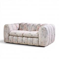 Jay Spectre Jay Spectre Channeled Postmodern Sofa Loveseat - 4644696