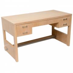 Jay Spectre Rare American Modern Cerused Oak Desk by Jay Spectre - 4172480