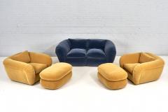 Jay Spectre Sofa Navy Blue Mohair 1990 - 2342366