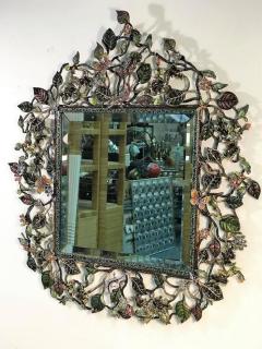 Jay Strongwater Incredible Jay Strongwater Flora and Fauna Jewel Encrusted Mirror and Console - 419830