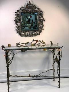 Jay Strongwater Incredible Jay Strongwater Flora and Fauna Jewel Encrusted Mirror and Console - 419834
